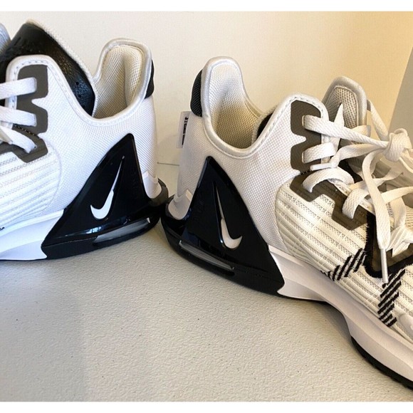 NIKE LEBRON WITNESS VI 6 TB WHITE-BLACK-WHITE SIZE 14 [DO9843-100] - Picture 6 of 15